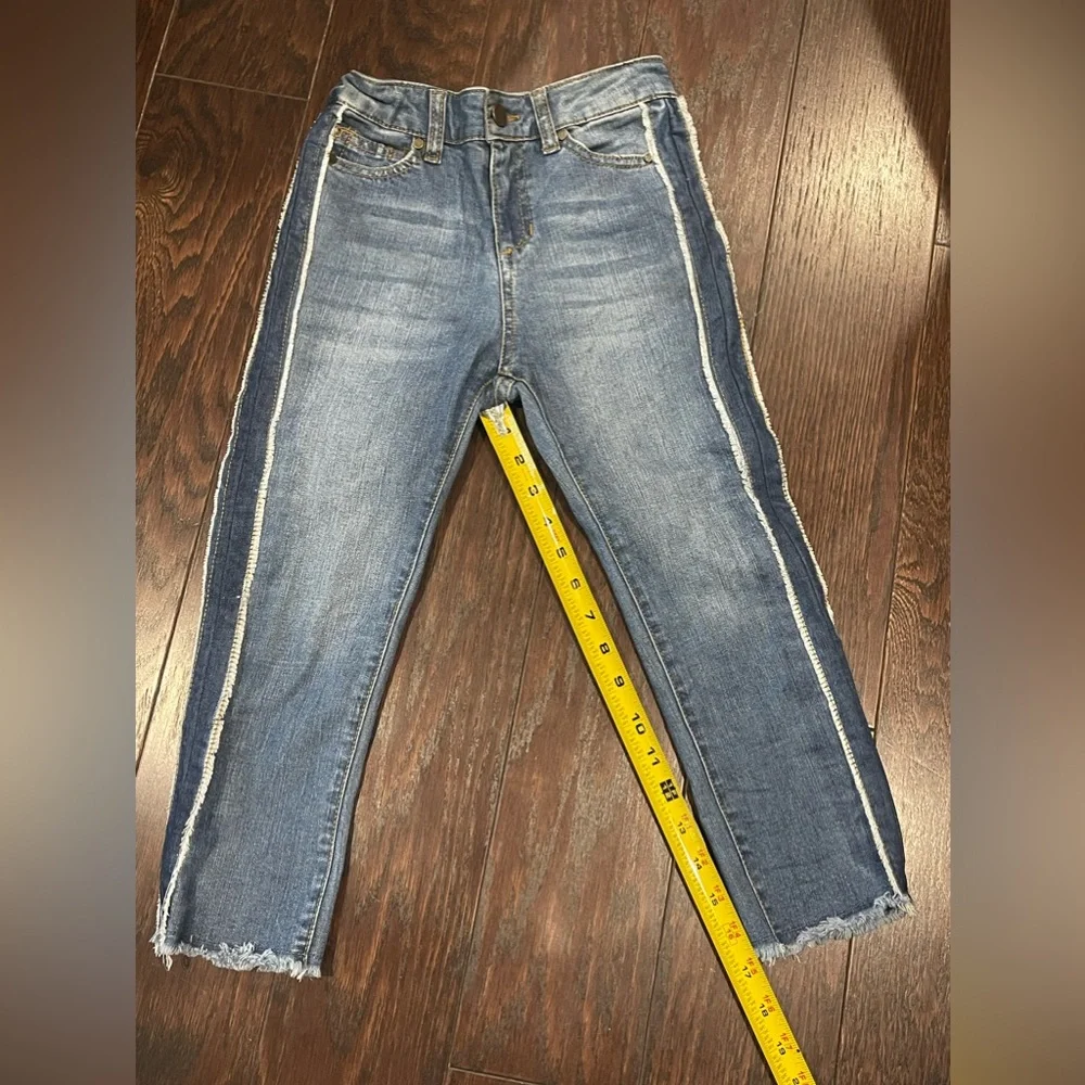 Joes Jeans Girl denim Crop Stretch Raw Hem size 10